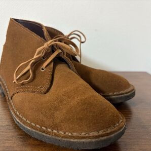 イングランド製 クラークス Clarks チャッカブーツ ブラウン 23センチ