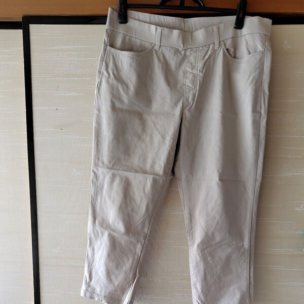 クロップドパンツ ベージュ 3Lサイズ