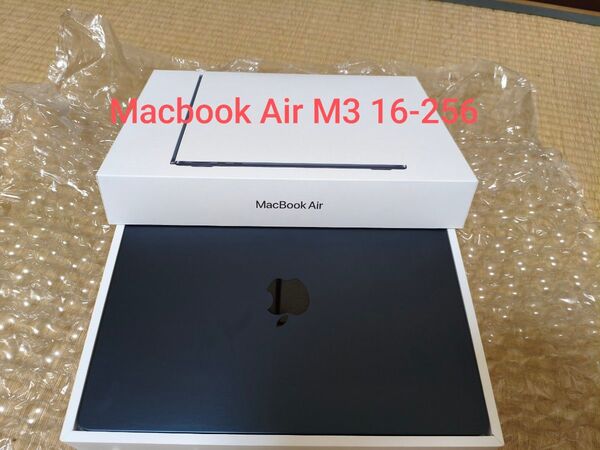 Apple MacBook Air M3 13.6インチ 2024 16GB SSD 256GB ミッドナイト