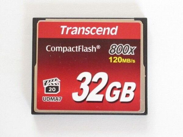 32GB コンパクトフラッシュカード 【動作確認済】トランセンド UDMA7 800x TS32GCF800