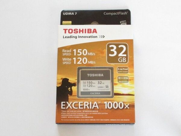 32GB コンパクトフラッシュカード東芝 EXCERIA 1000倍速