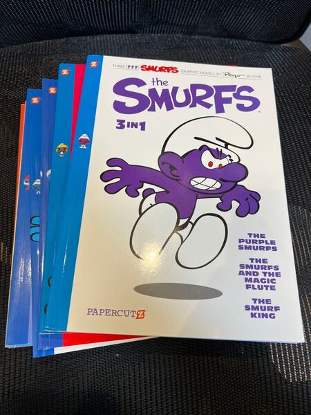 英語絵本 the Smurfs 3 in 1