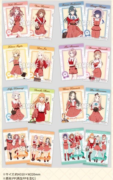 新品未使用 学園アイドルマスター クリアファイル ローソン