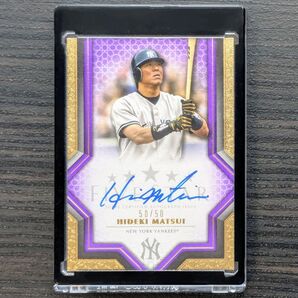 TOPPS FIVE STAR 2023 松井秀喜 ヤンキース 直筆サインカード 世界50枚限定 シリアル ラストナンバー