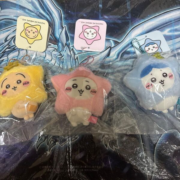 ちいかわ 星に願いを・・・マスコット ハチワレ うさぎ ちいかわ ぬいぐるみ 3点セット