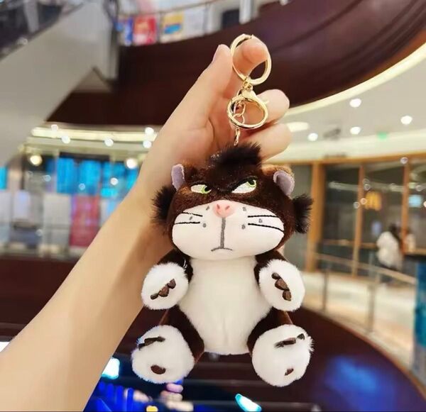 【新品未使用】シンデレラ ルシファー ぬいぐるみ キーホルダー ディズニー