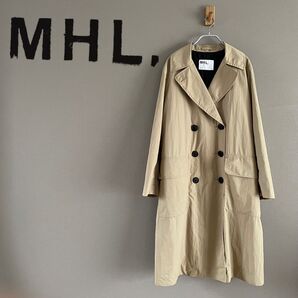 MHL. マーガレットハウエル DRY WAX COTTON NYLON コート