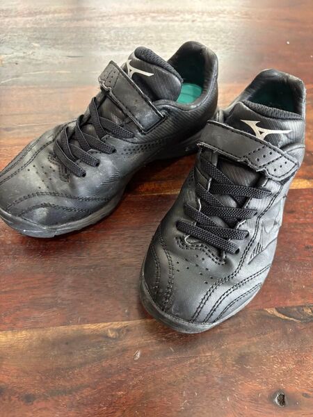 Mizuno ミズノ トレーニングシューズ 野球 19cm 黒 キッズ 子供