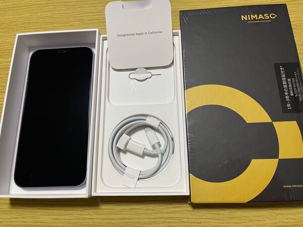 iPhone12 128GB パープル simフリー