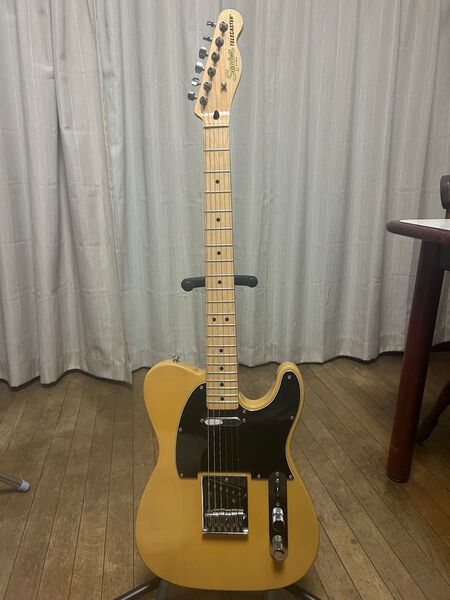Fenderテレキャスター BTBイエロー Affinity スクワイヤー