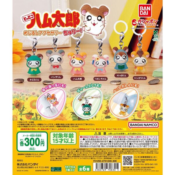 とっとこハム太郎 めじるしアクセサリー ちゅりー! 全6種 コンプリート
