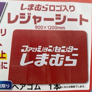 ヘアゴム しまむら ロゴ入り レジャーシート ノベルティ 非売品