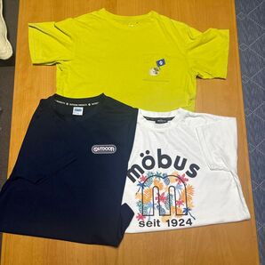 キッズ Tシャツ 150cm 3枚セット ユニクロ OUTDOOR PRODUCTS mobus