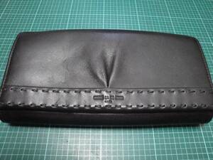 ◆◇コムサ「COMME CA ISM DU MODE SACS」黒革財布：超美品◇◆