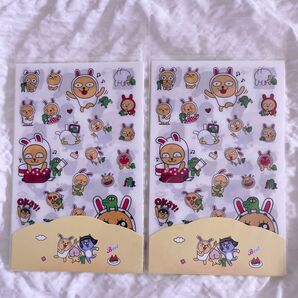 カカオフレンズ ステッカーシート 4枚入2セット