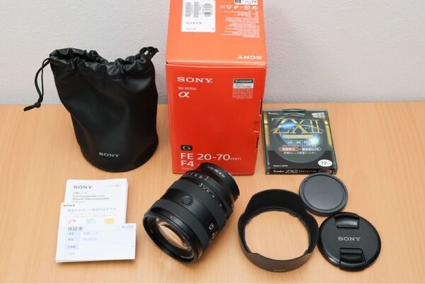 SONY FE 20-70mm F4 G SEL2070G 保護フィルター付
