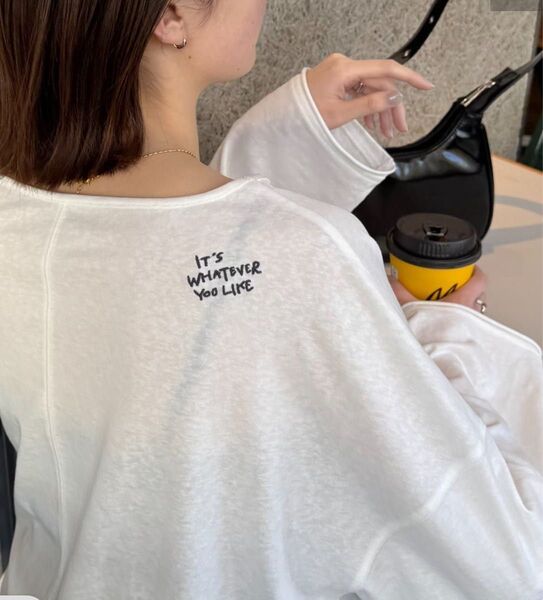 チャオパニックティピー シアースラブワンポイント刺繍オーバーTee