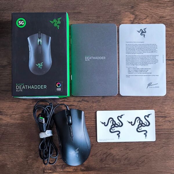 Razer DeathAdder Elite ゲーミングマウス ブラック