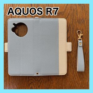 AQUOS R7 スマホケース スタンド機能付き アクオス R7 手帳型ケース