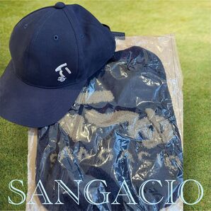 SANGACIO にゅ〜ず キャップ & 腹巻きネイビー 2個セット 非売品です♪