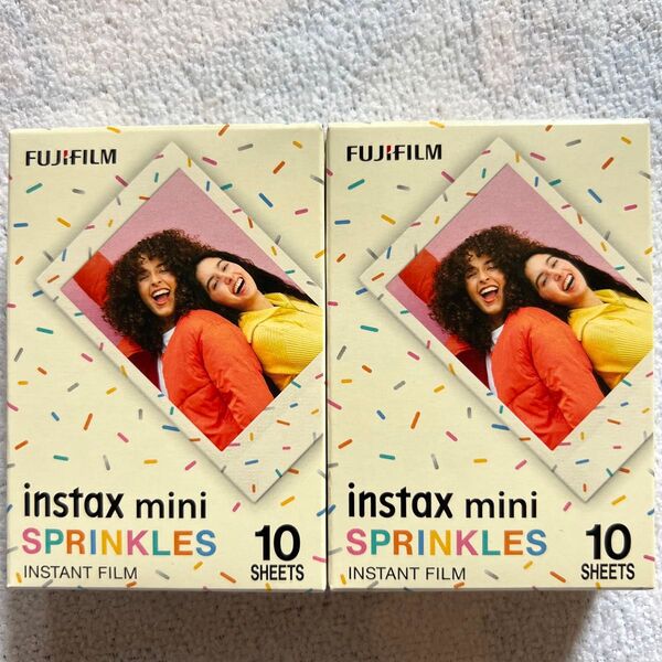 チェキ☆FUJIFILM☆instax mini☆フィルム☆スプリンクルズ