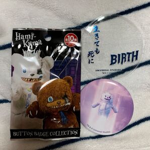 ユニバーサルスタジオジャパン USJ ハミクマ ハミクマソウル 缶バッジ