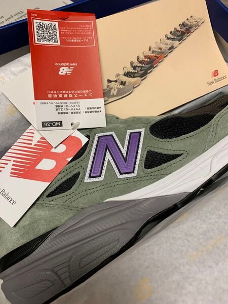 New Balance M990 TC3 US9 27.0cm Green/Purple V3 ニューバランス USA made