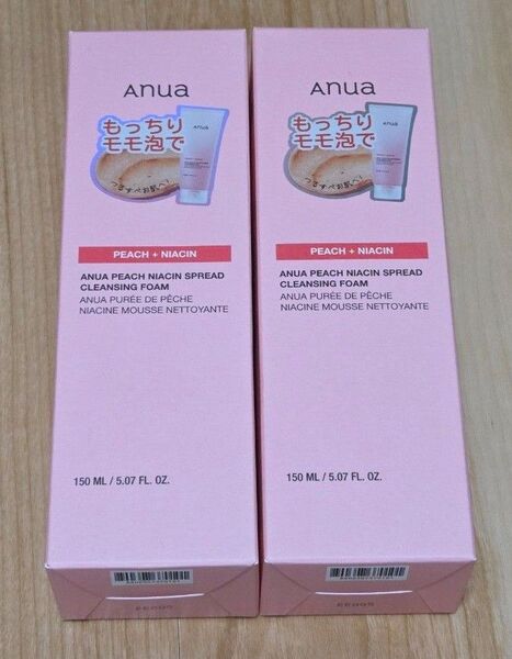 Anua クレンジングフォーム ピーチ 2こ