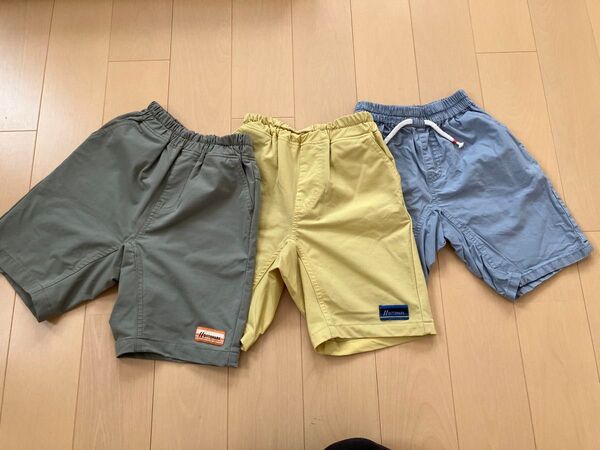 ハーフパンツ 水陸両用 3枚セット 110cm
