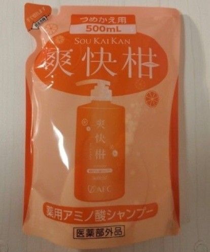 新品未開封 爽快柑 薬用アミノ酸シャンプー 500ml つめかえ用