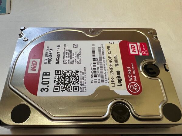 Western Digital 3TB HDD WD30EFRX 未使用品