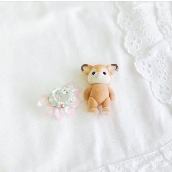 シルバニアファミリー 赤ちゃんお花畑のおともだちシリーズ シカの赤ちゃん 服のみ
