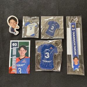 東レアローズ 山口拓海 選手 キーホルダーセット