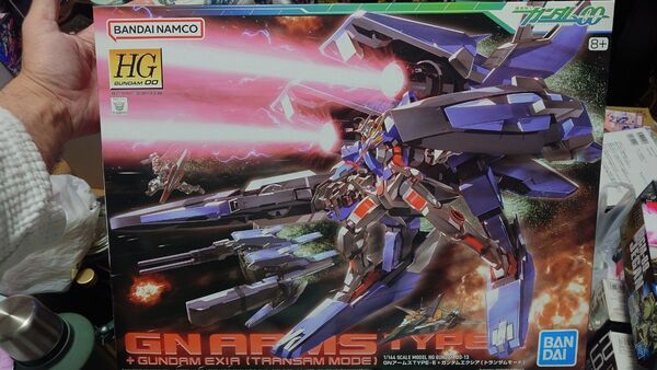 HG GNアームズTYPE-E ガンダムエクシア トランザムモード バンダイ 機動戦士ガンダム00 未組立 GNアームズ ガンプラ