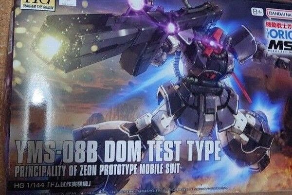 HG 1/144 ドム試作実験機 機動戦士ガンダム THE ORIGIN MSD YMS-08B 007 ガンプラ バンダイ