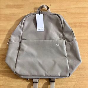 (新品タグ付き) hiromichi nakano/ヒロミチナカノ リュックサック ベージュ メンズ レディース