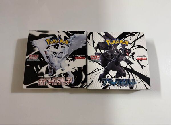 ポケモンカードゲーム ブラックボルト ホワイトフレア 1ボックスセット シュリンクなし