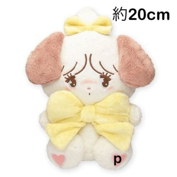 mikko characters 抱きしめおリボンぬいぐるみ スフレ