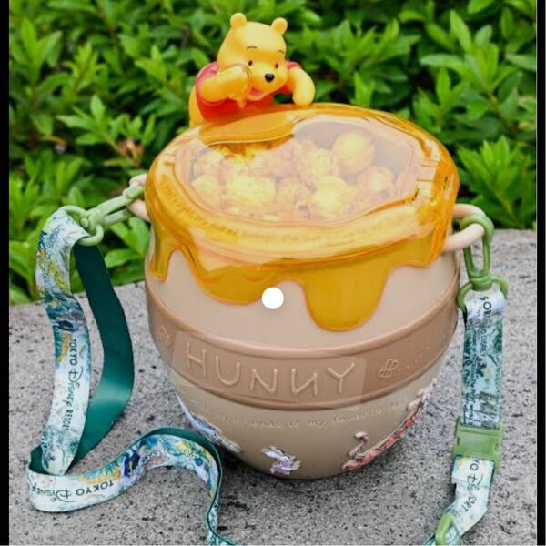 新品タグ付★TDR限定品★ポップコーンバケット★くまのプーさん★ディズニー ハニーポット Disney くまのプーさん