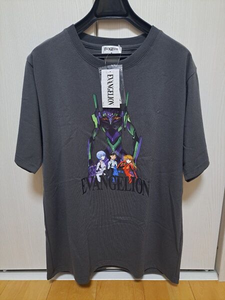 【新品】エヴァンゲリオン/EVANGELION 集合プリントTシャツ Mサイズ