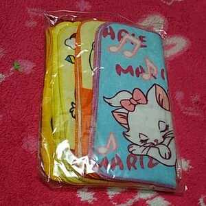  Disney handkerchie 5 pieces set Marie Chan Pooh chip .te il face towel 