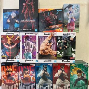 プライズ フィギュア まとめ売り Hunter x Hunter ワンピース 呪術廻戦 ヒロアカ ガンダム ナルト 13種セット
