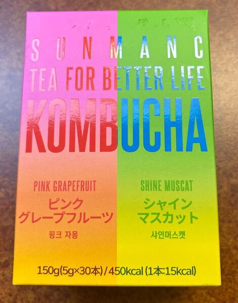 SUNMANC KOMBUCHA ピンクグレープフルーツ&シャインマスカット 各15本