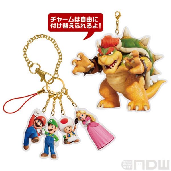 スーパーマリオザムービー キーホルダー グッズ 映画 グッズ