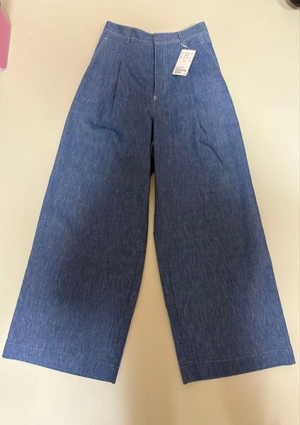 新品未使用 SC デニムライク ワイド パンツ UNITED ARROWS green label relaxing