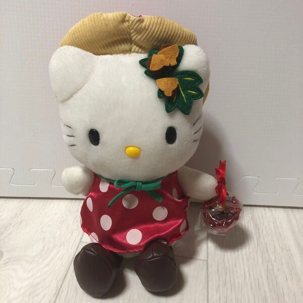 レア ハローキティ ぬいぐるみ どんぐり 秋 ドット 平成レトロ サンリオ Hello Kitty レトロ 当時物