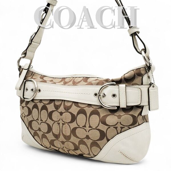 COACH ソーホー ワンショルダー 2way シグネチャー 肩掛け 斜め掛け