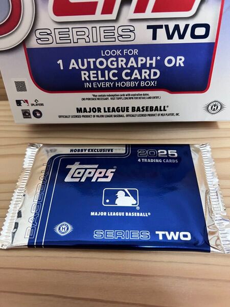 シルバーパック未開封 Topps 2025 Series 2 Baseball Hobby