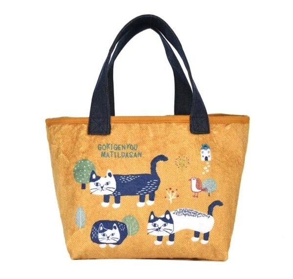 秋冬 トートバッグ 猫 ネコ マチルダ かわいい クスグルジャパン かわいい おしゃれ