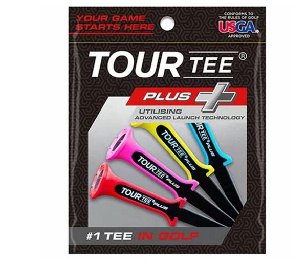【未使用】ツアーティー プラス 4本セット(80mm×4) 1個 TOUR TEE PLUS+ ゴルフティー